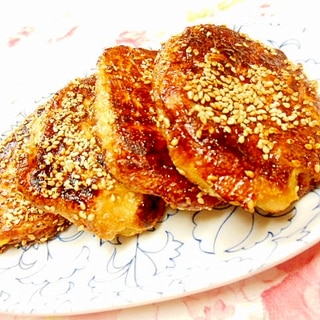 油揚げｄｅ❤鶏ミンチと薩摩芋＆チーズの甘辛焼き❤